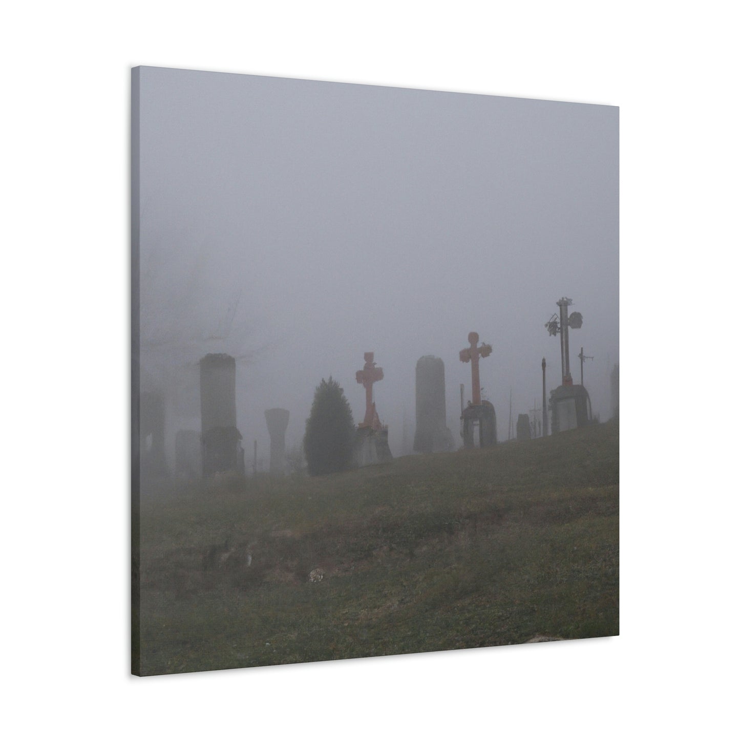 "The Foggy Graveyard" - The Alien Canva