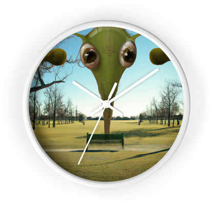 "Alien Parked Tales" - The Alien Wall Clock