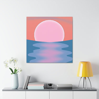 "Serenity at Sunset" - The Alien Canva