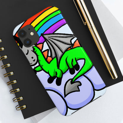 "A Dreamy Dragon's Nap" - The Alien Tough Phone Cases