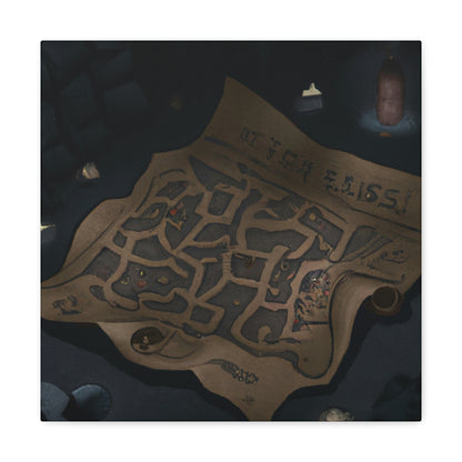 "The Secret of the Map's Puzzle" - The Alien Canva