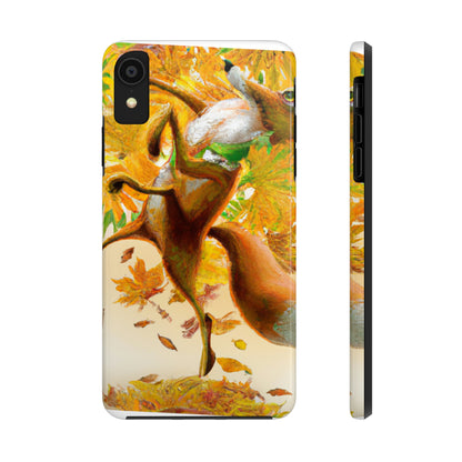 "Autumnal Adventure: A Fox's Mischief" - The Alien Tough Phone Cases