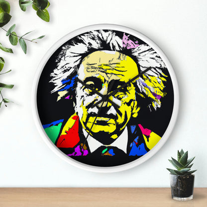 "Albert Einstein: A Pop Art Portrait" - The Alien Wall Clock