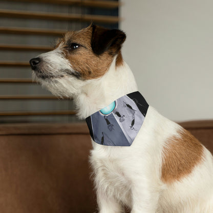 "The Glowing Stone Menace" - The Alien Pet Bandana Collar