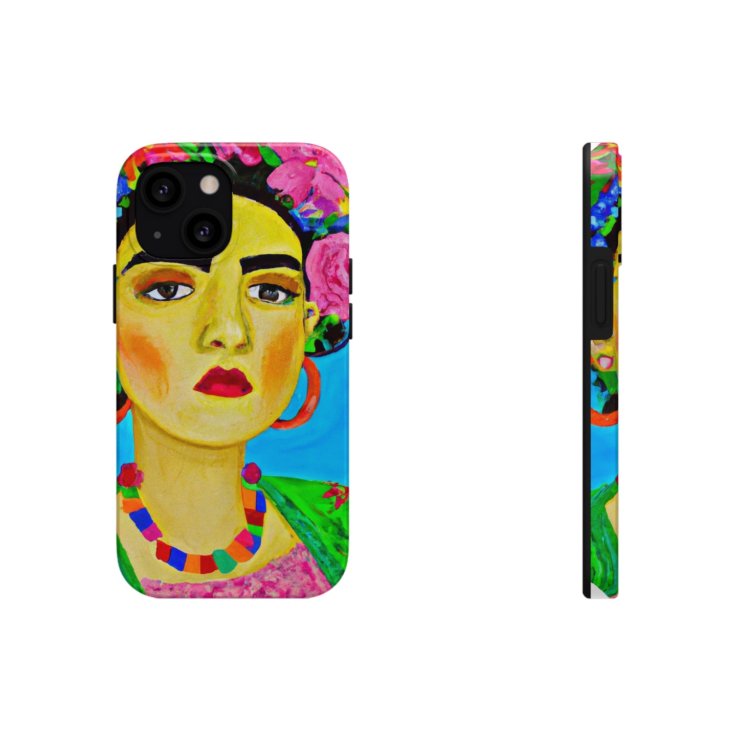 "Fierce and Free: Un tributo a las mujeres mexicanas inspirado en Frida Kahlo" - The Alien Tough Phone Cases