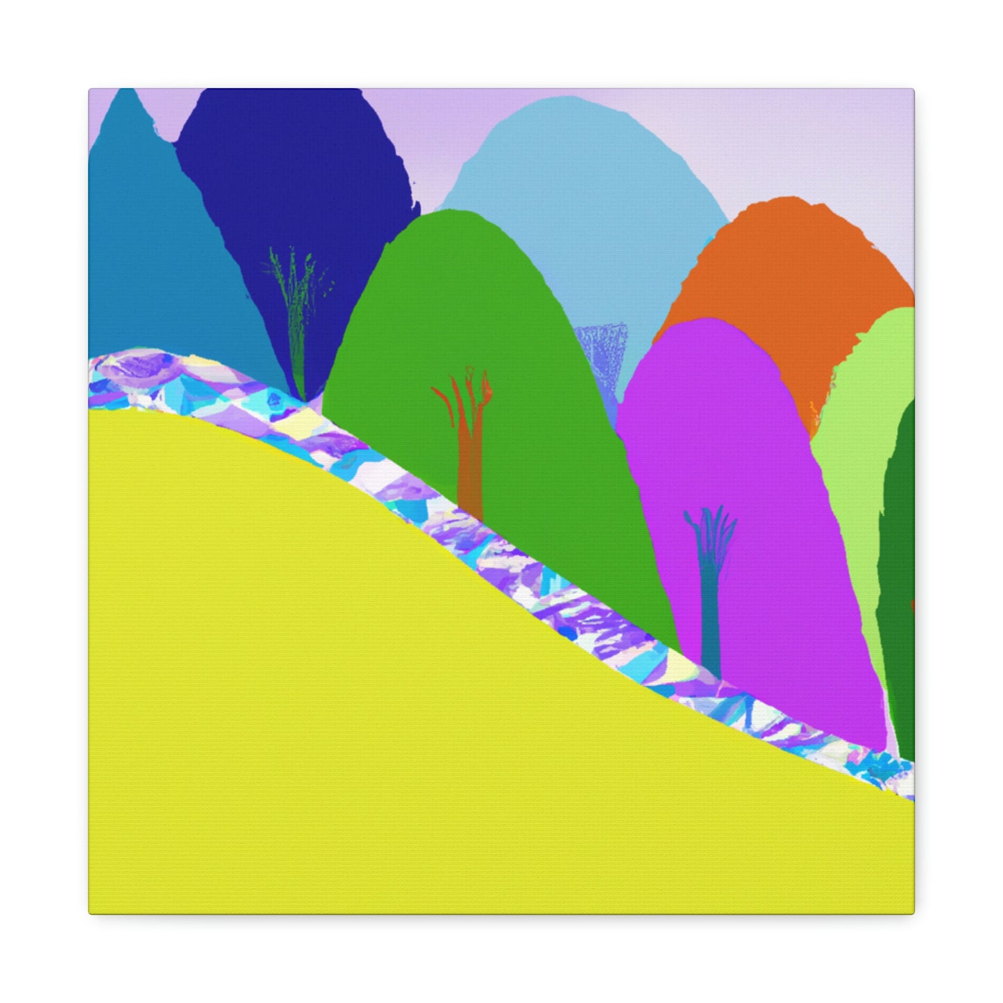 Mountain Optimism Artist - Canvas