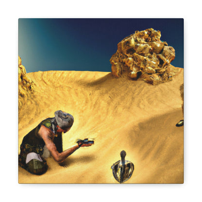 "Treasure Hunt in the Desert" - The Alien Canva