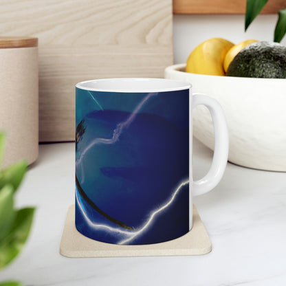 "Draco en la Tempestad" - El Alien Taza de Cerámica 11 oz