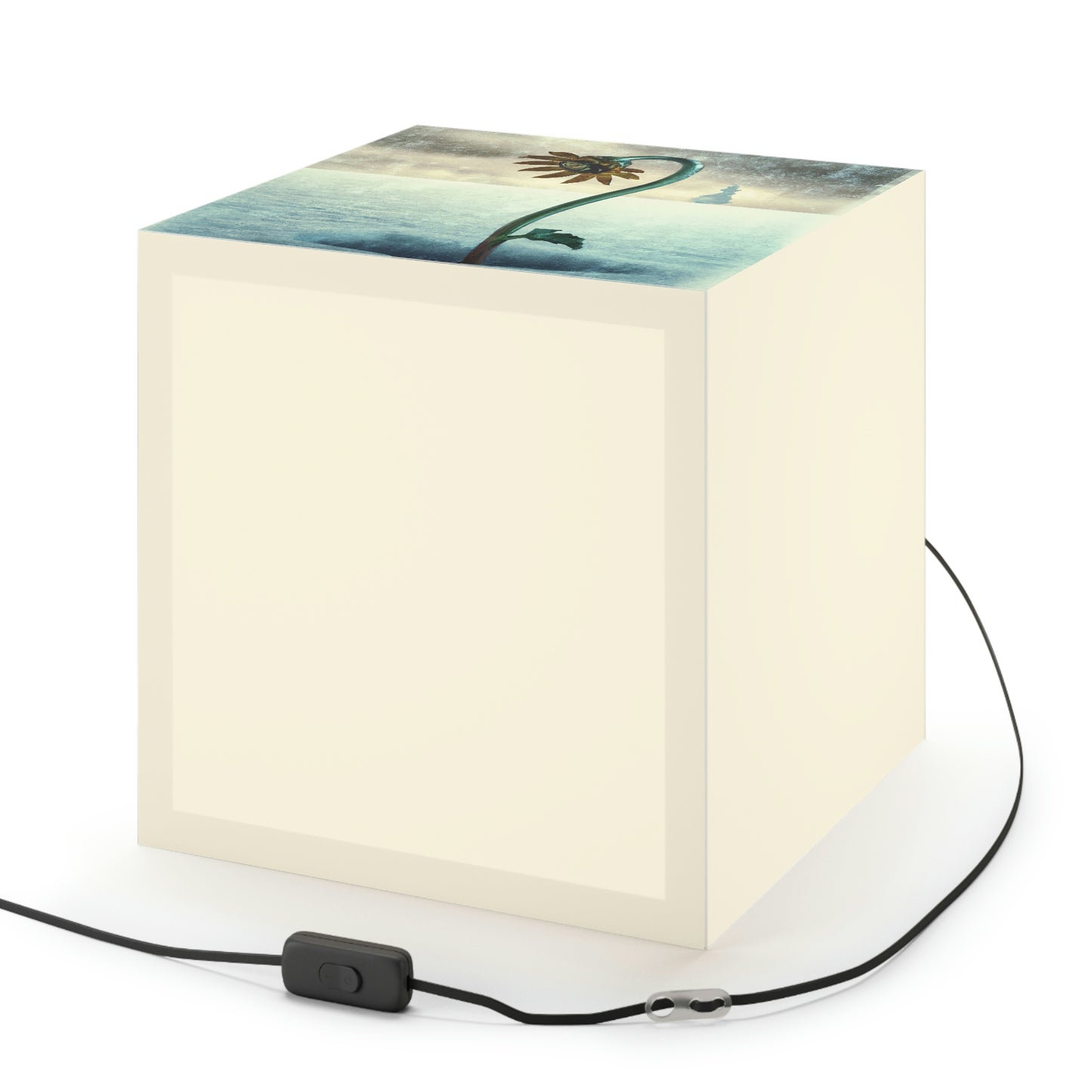 "Fighting the Frost: A Flower's Story" - The Alien Light Cube Lamp