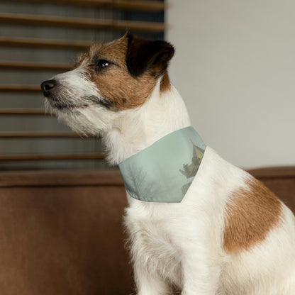 "Sueños brumosos de un carnaval abandonado" - The Alien Pet Bandana Collar