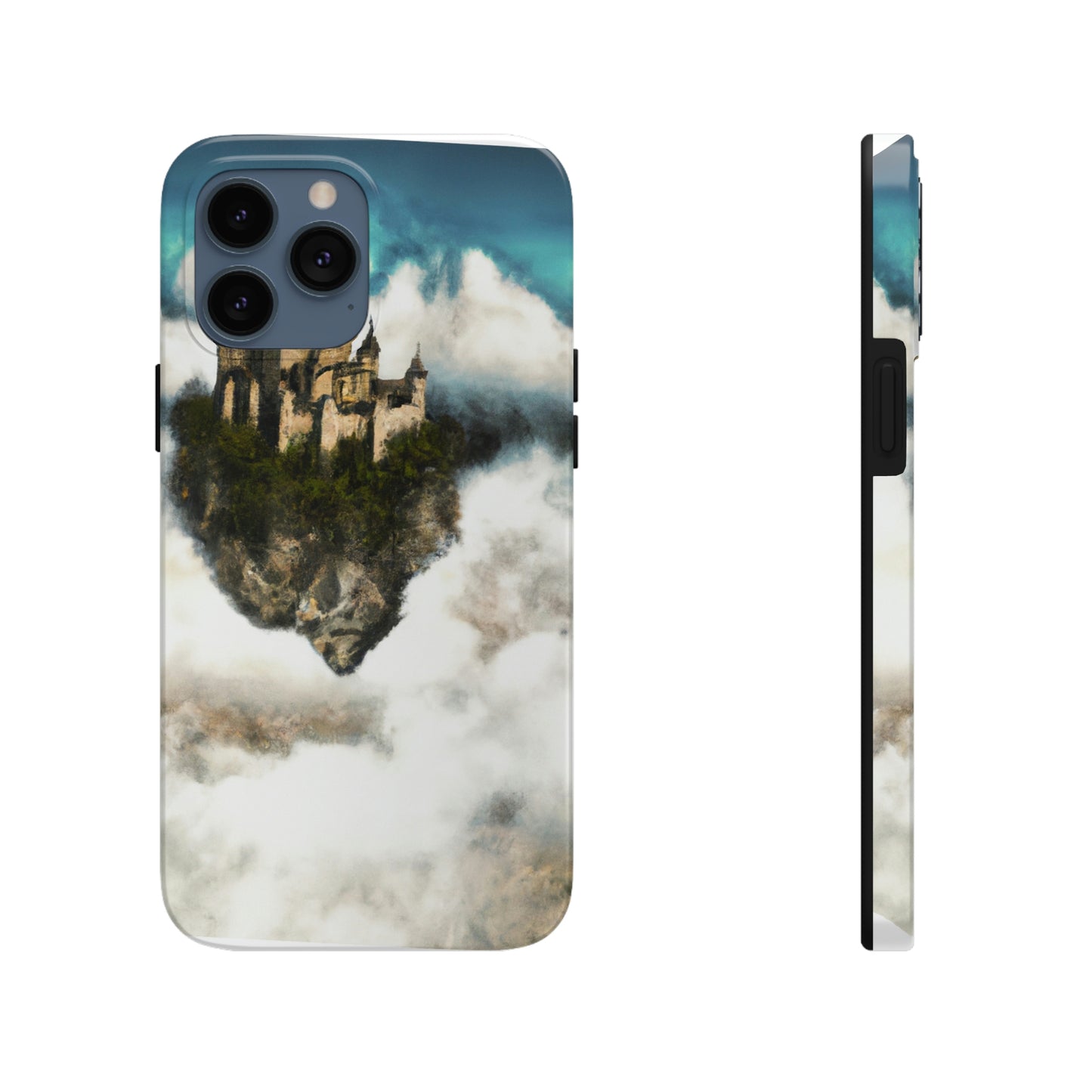 Mystic Castle in the Sky - Die Alien Tough Phone Cases