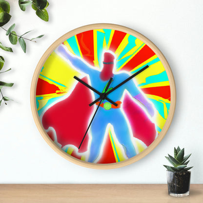 "The Vibrant Superhero" - The Alien Wall Clock