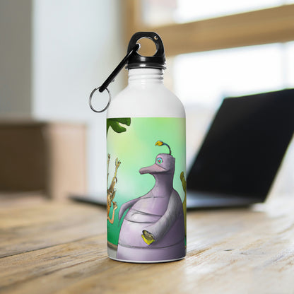 "Intergalactic Zoo Adventures" - Die Alien-Wasserflasche aus Edelstahl