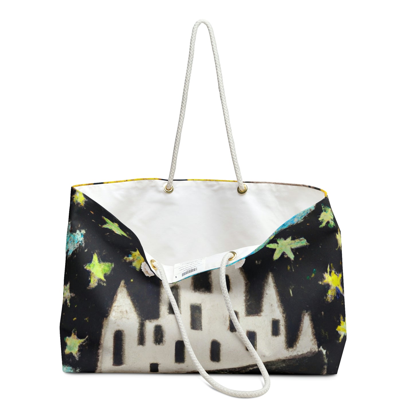 "Cosmic Oasis: A Journey to a Floating City Amid the Sea of Stars" - The Alien Weekender Bag