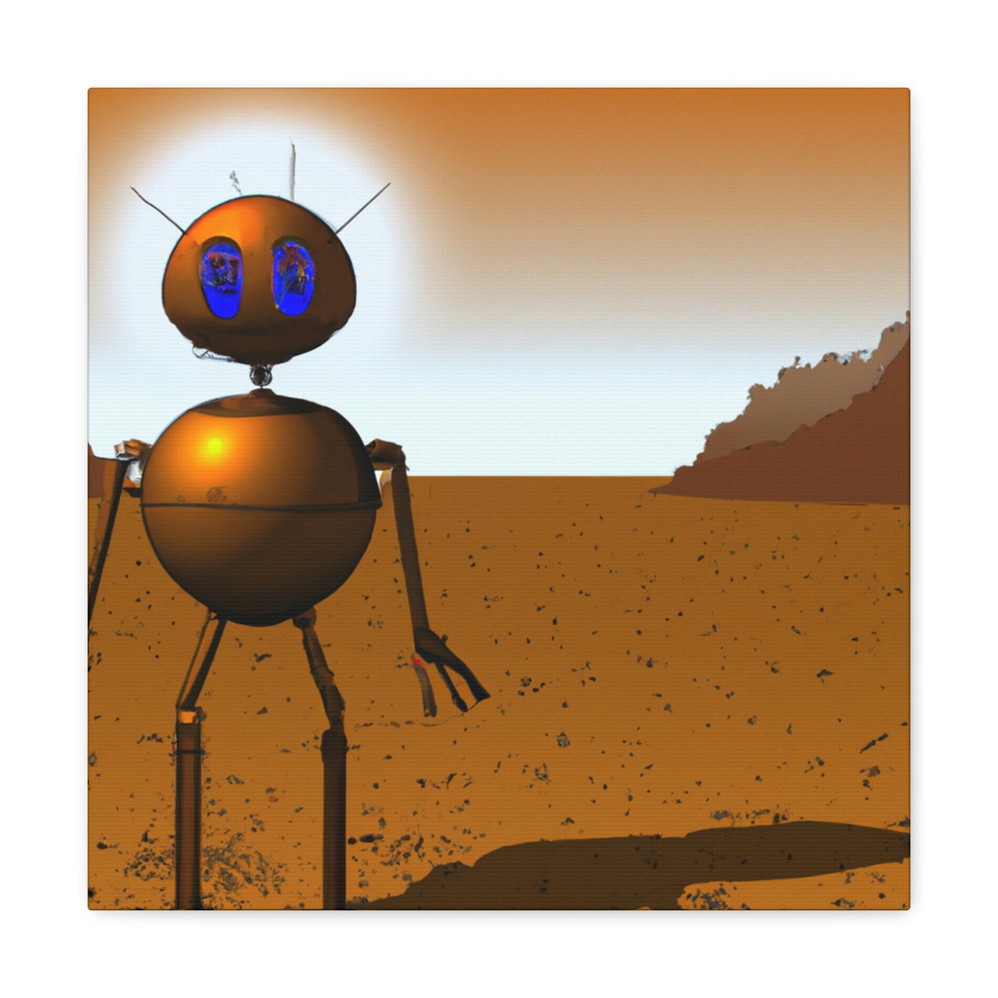 "Robo Earth Exploration: The Adventures Of An Alien Bot!" - The Alien Canva