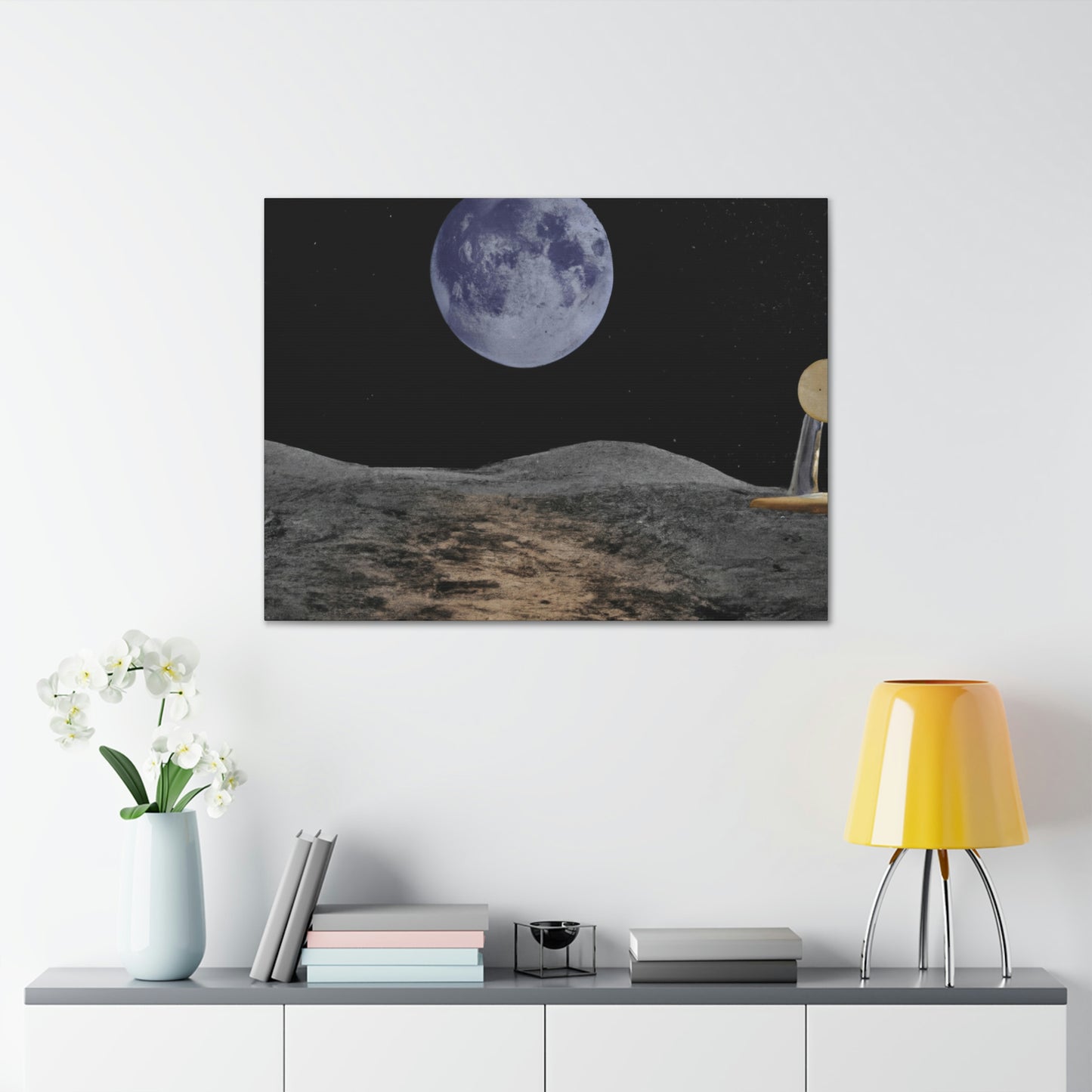 "Reise zum Mond - Erkundung einer Mondlandung" - The Alien Canva