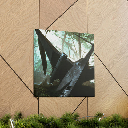 "Lost Amongst the Trees: A Tale of a Crashed Spaceship" - The Alien Canva