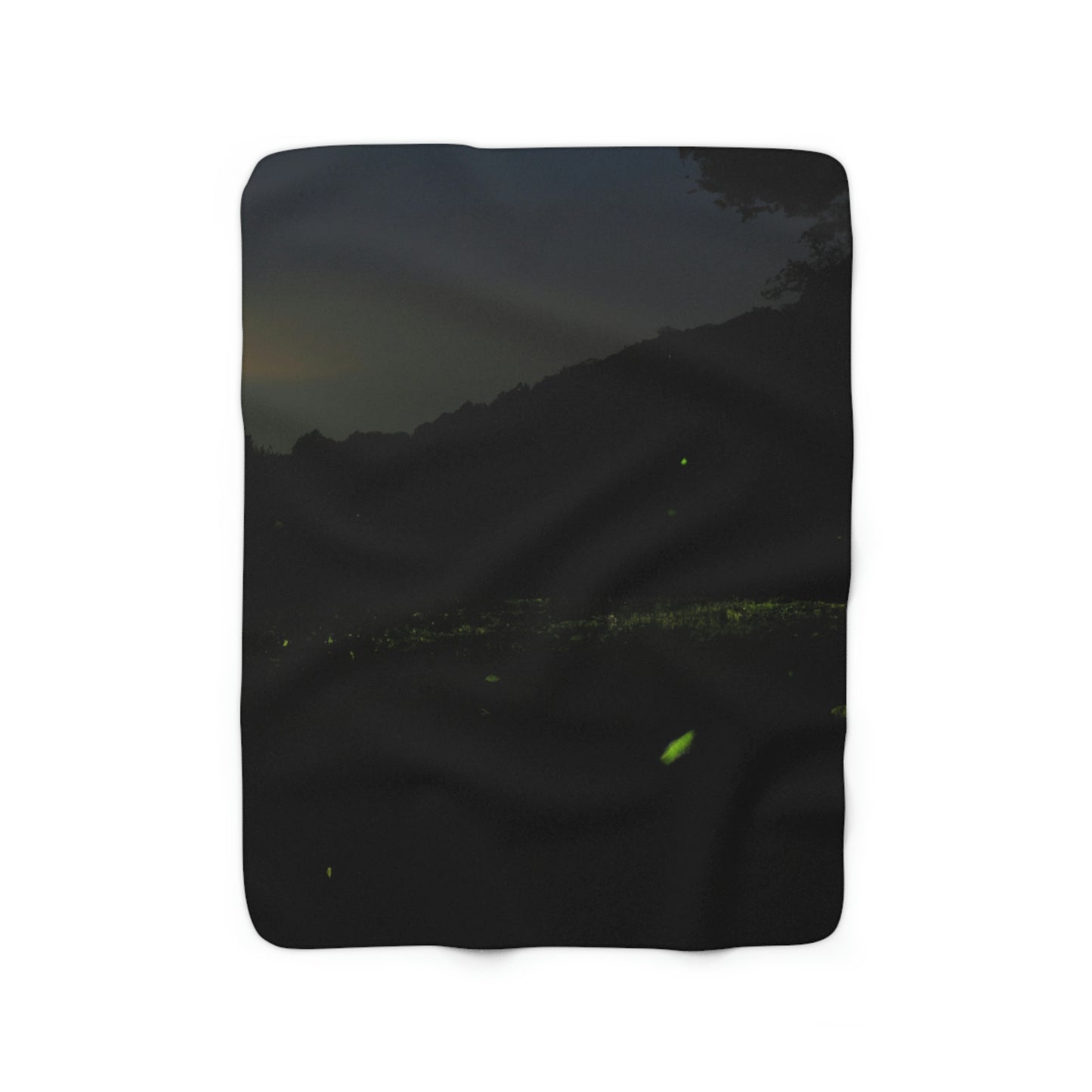 "A Thousand Fireflies in the Night Sky" - The Alien Sherpa Fleece Blanket