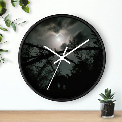 "A Moonlit Mystical World" - The Alien Wall Clock