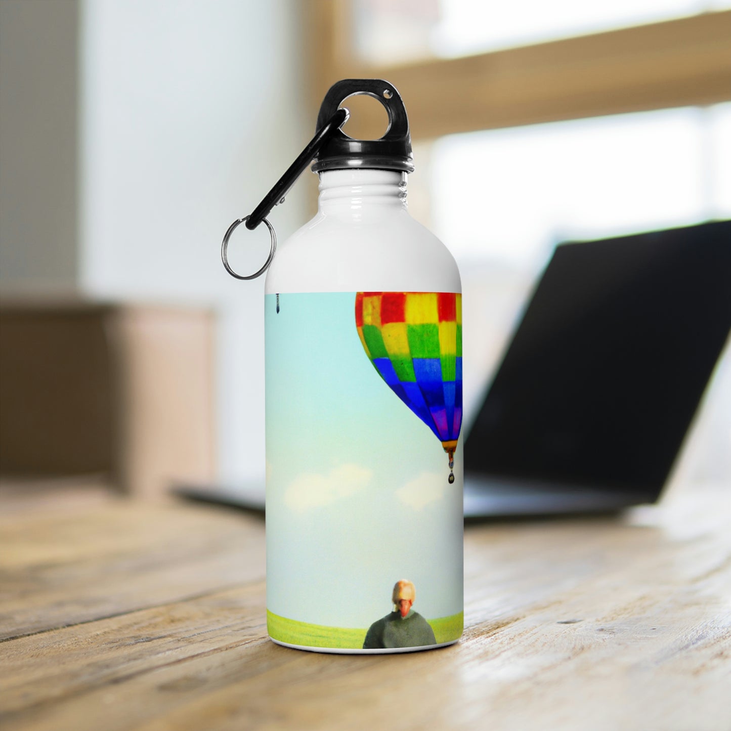 "Finding Stillness in the Sky" - The Alien Stainless Steel Water Bottle