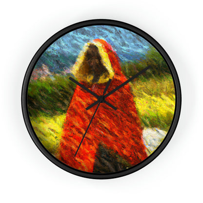 The Tattered Red Cloaked Stranger - The Alien Wall Clock