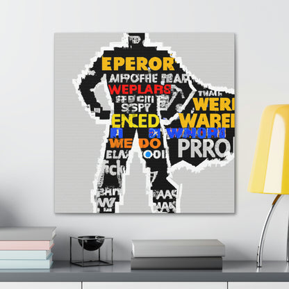 Superhéroe Word Pop Art - The Alien Canva