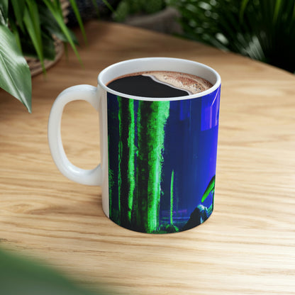 "The Ethereal Woods Beneath the Ruined Factory" - The Alien Ceramic Mug 11 oz