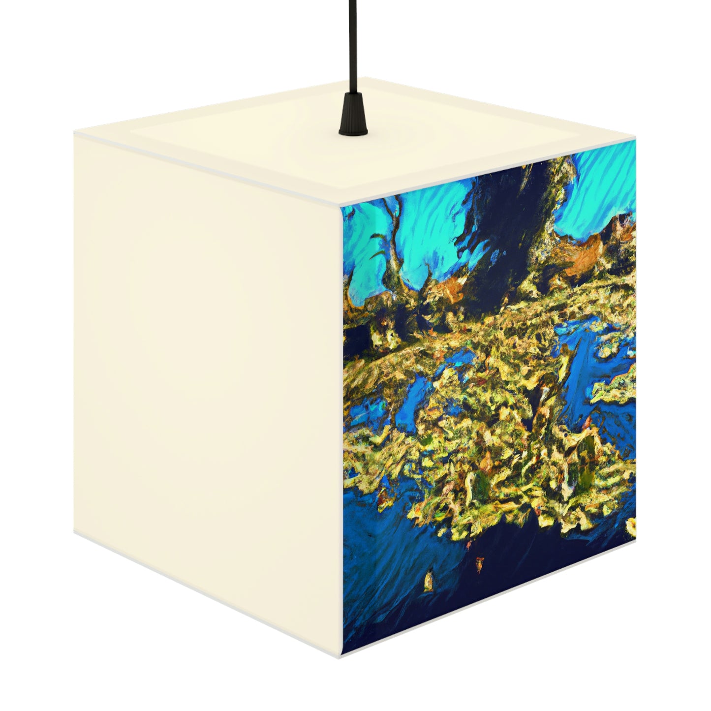 "Invasion of the Pond Monsters" - The Alien Light Cube Lamp