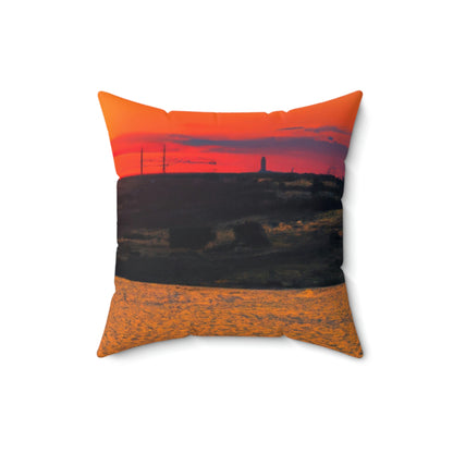 "Farewell to the Horizon" - The Alien Square Pillow