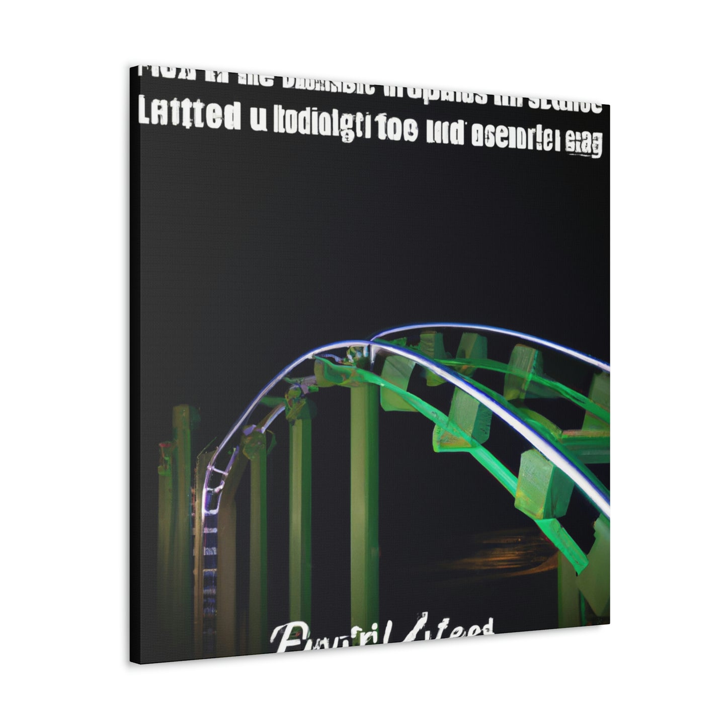 Artist Name: Roller Coaster Resilience - Canvas