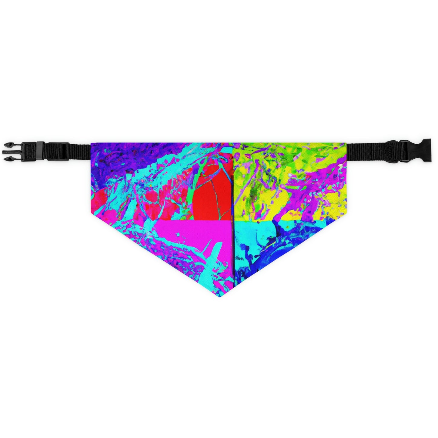 "Ein Regenbogen aus gefiederten Freunden" - Das Alien Pet Bandana Halsband