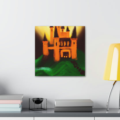 "Mysterious Castle Painting" - The Alien Canva