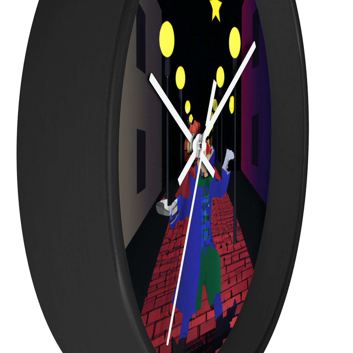 "Alley Star Juggler" - The Alien Wall Clock