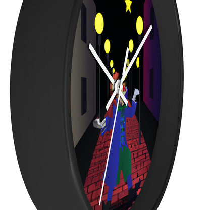 "Alley Star Juggler" - The Alien Wall Clock