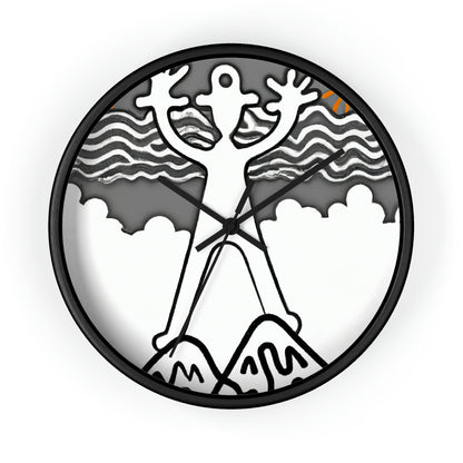 The Mystic Mist of the Mountain - The Alien Wall Clock