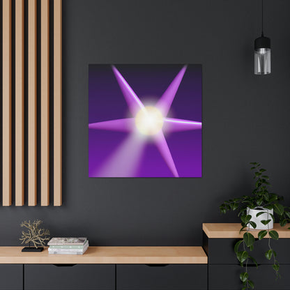 "The Mysterious Purple Star: A Celestial Prodigy" - The Alien Canva