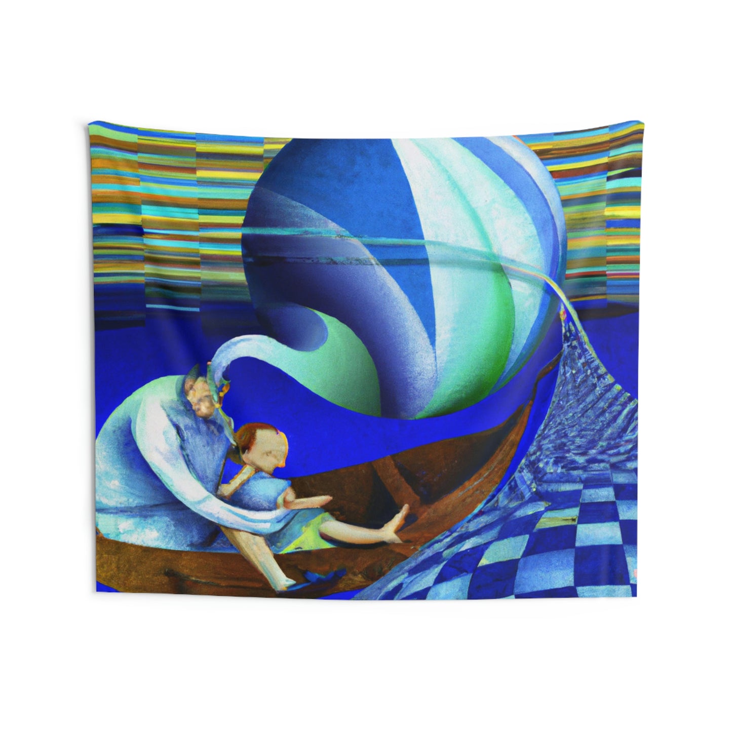 "Drifting: A Father and Son's Voyage Through Life" - The Alien Wall Tapestries