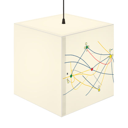 "Exploring the Dynamic Topology: Artful Visualization of a Network Structure." - The Alien Light Cube Lamp