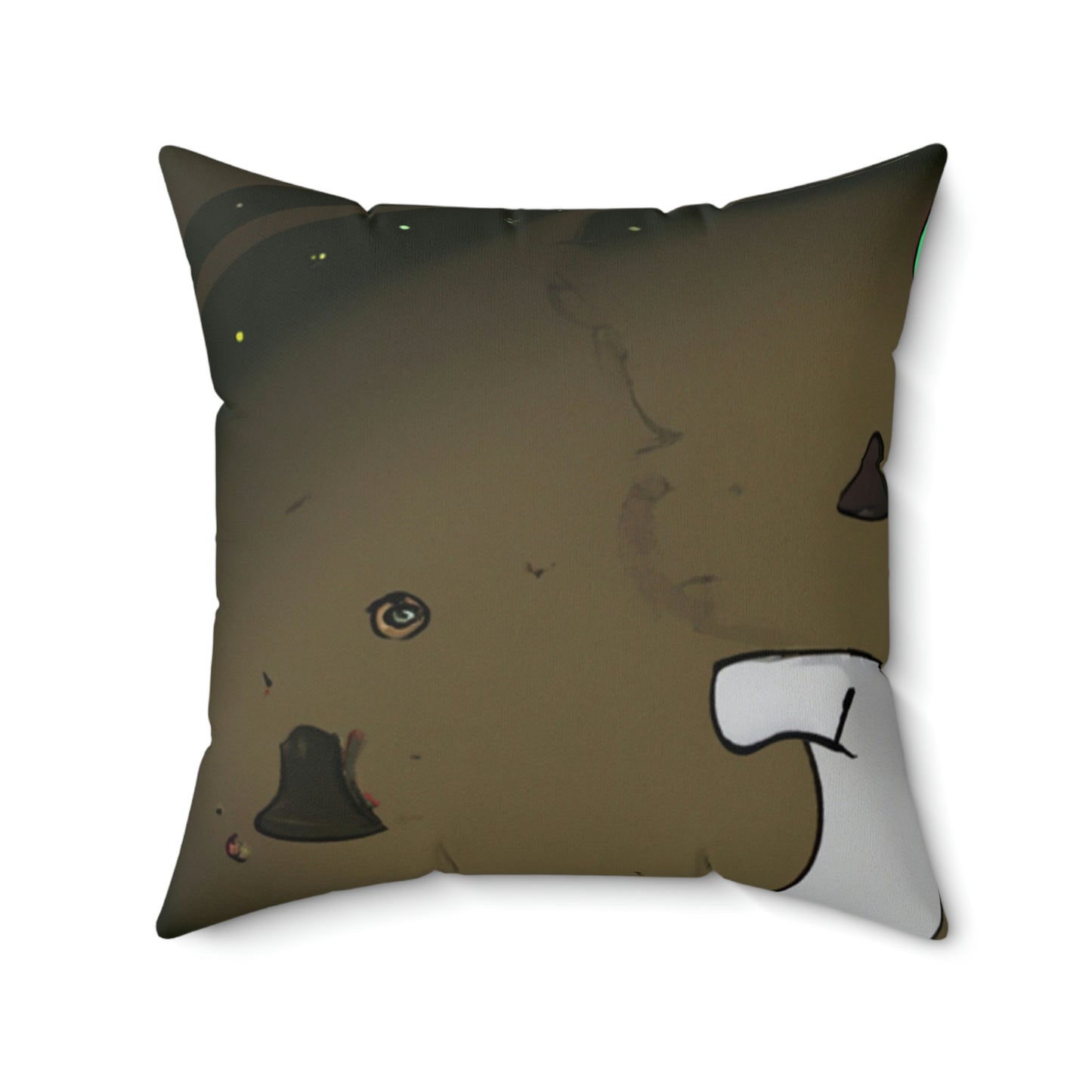 Lost in Space: The Alien's Adventure Without a Map - The Alien Square Pillow