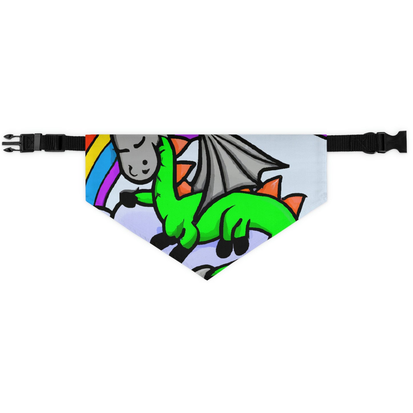 "A Dreamy Dragon's Nap" - The Alien Pet Bandana Collar