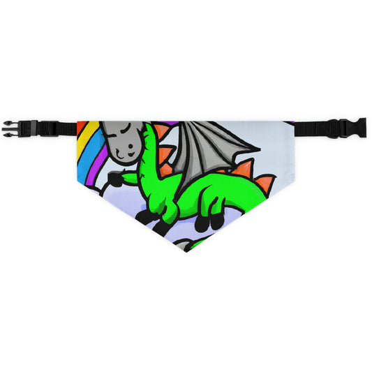 "A Dreamy Dragon's Nap" - Das Alien Pet Bandana Halsband