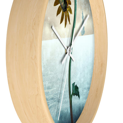 "Fighting the Frost: A Flower's Story" - The Alien Wall Clock