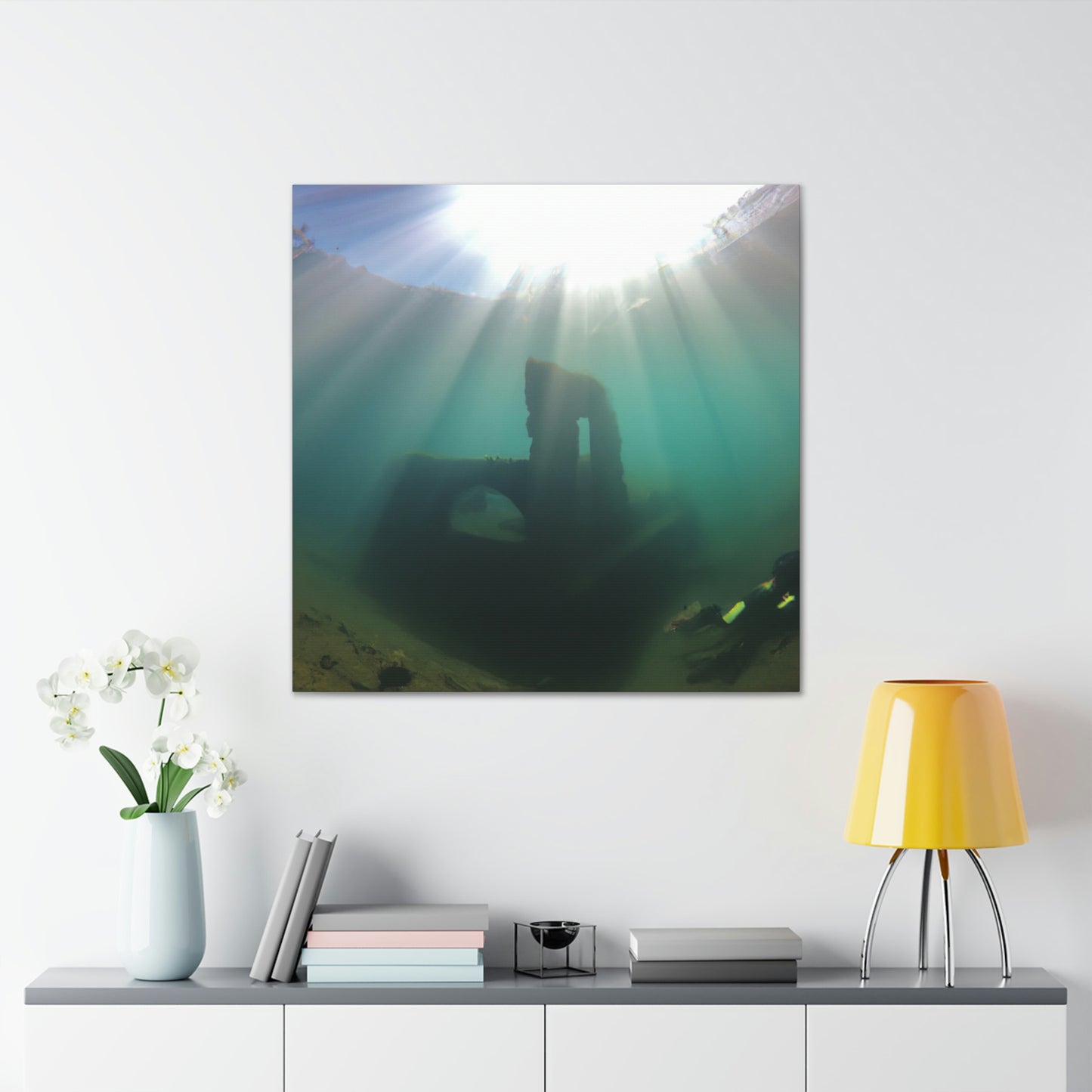 "Dreams of the Lost: Uncovering the Secrets of the Sunken City" - The Alien Canva