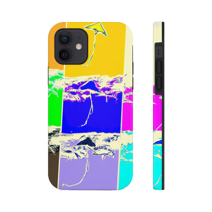 "Kites Aflatter in the Vibrant Sky" - Die Alien Tough Phone Cases