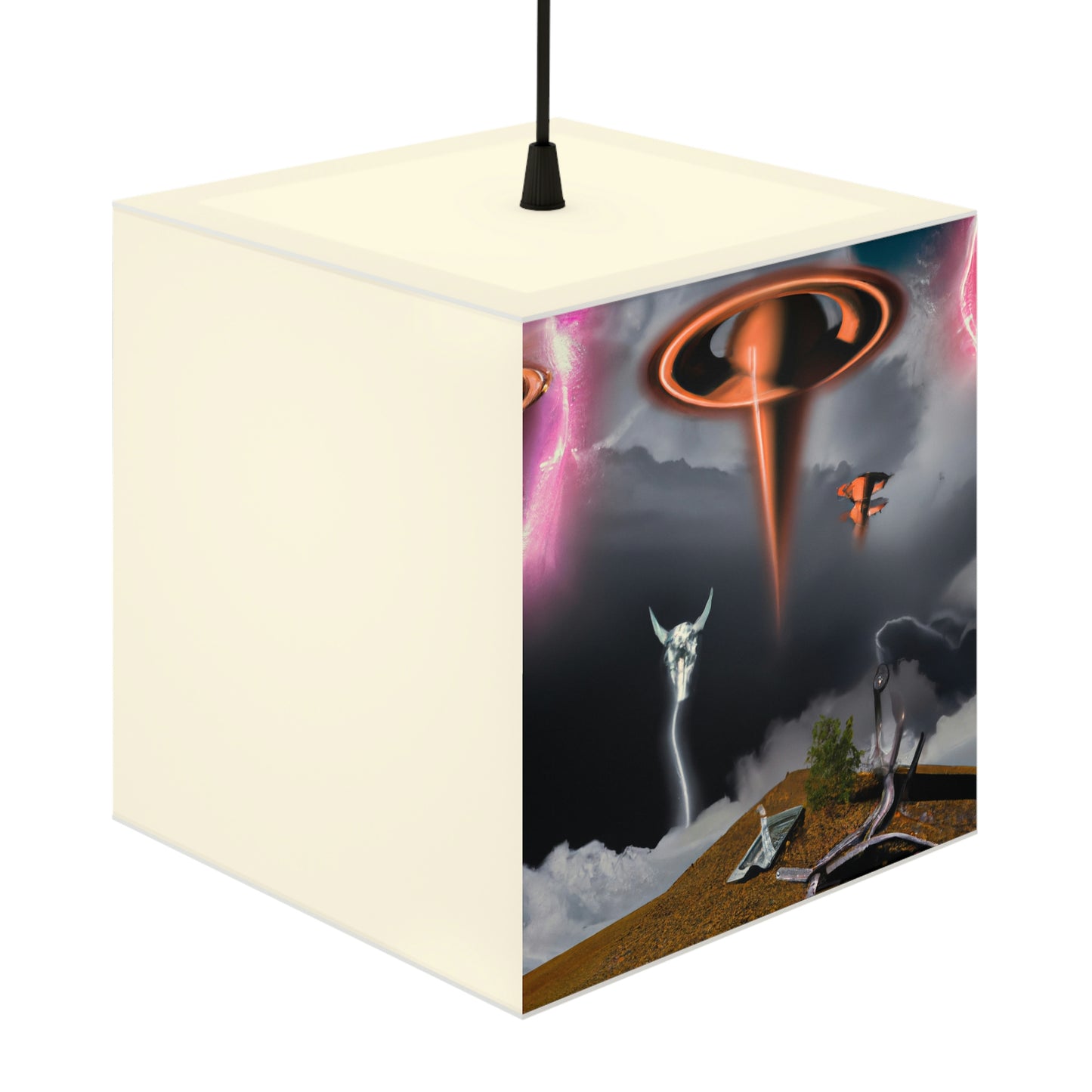 Invasion of the Storm Aliens - The Alien Light Cube Lamp