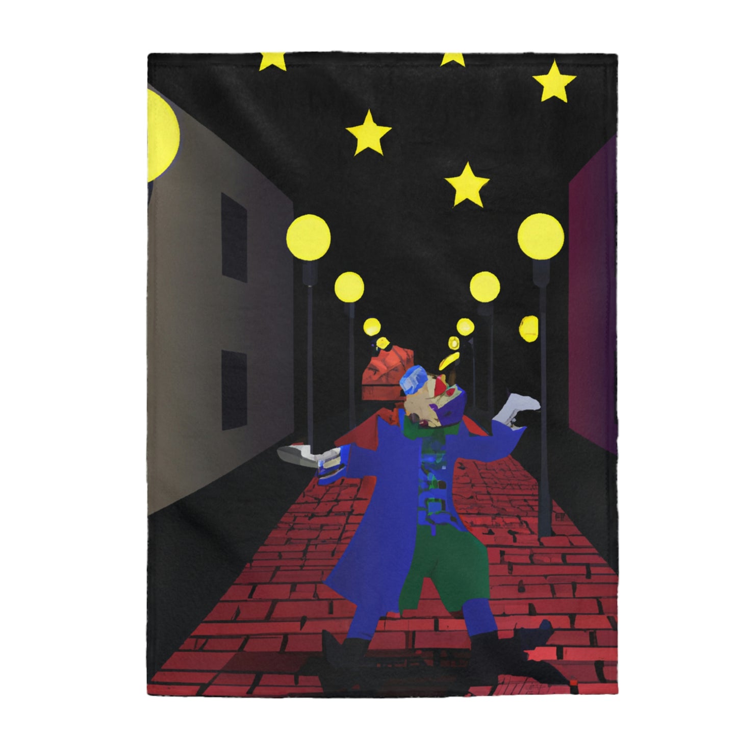 "Alley Star Juggler" - The Alien Velveteen Plush Blanket