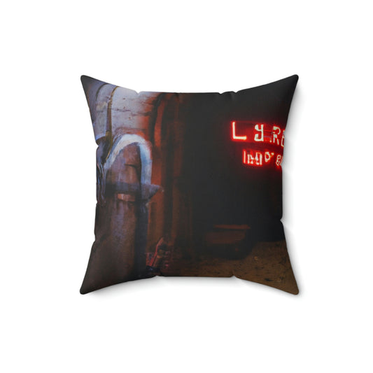 "Break Out of the Subterranean Stronghold" - The Alien Square Pillow