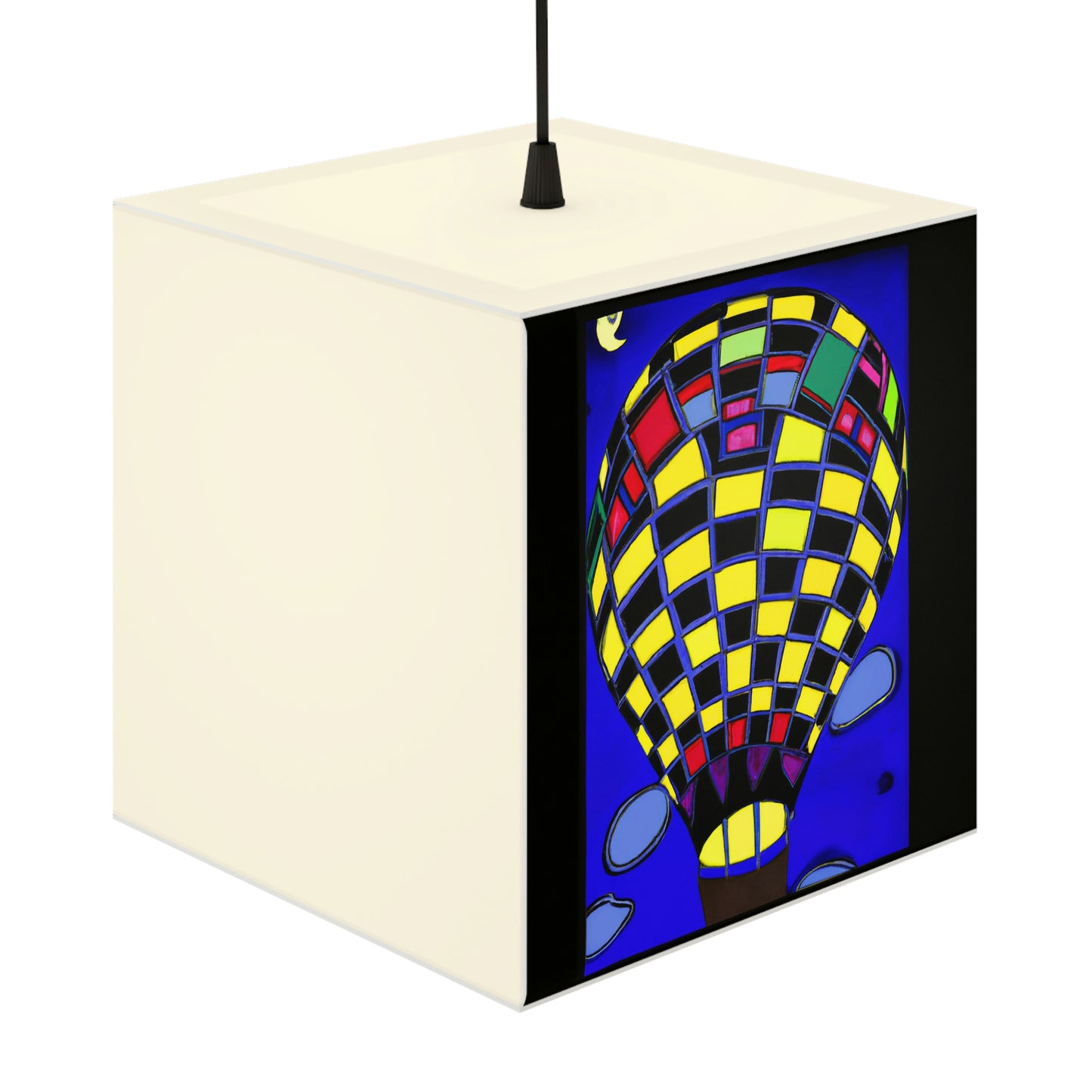 "Enchanted Midnight Flight" - The Alien Light Cube Lamp