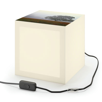 The Lonely Tree in the Foggy Meadow - The Alien Light Cube Lamp