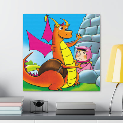 "The Knight and the Baby Dragon" - The Alien Canva